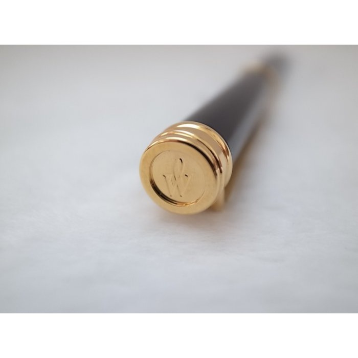 B777 法國waterman製 黑色烤漆全金屬自動鉛筆0.5mm(美麗的旋轉式)(9.5成新)-細節圖4