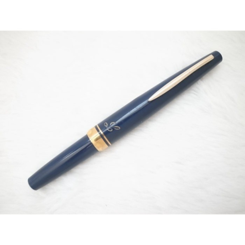 A778 百樂 日本製 藍桿L型 短鋼筆 18k F尖(7.5成新)