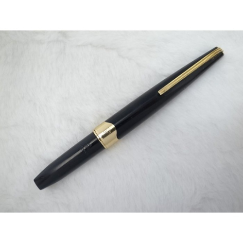 A801 日本白金製 黑桿短鋼筆 14k 中字尖(7成新)