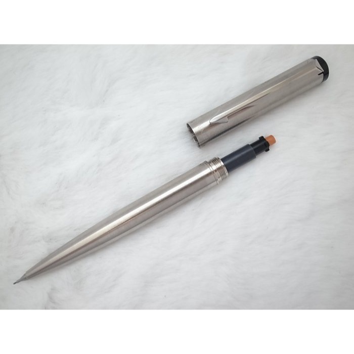 A805 派克英國製 全鋼記事自動鉛筆0.5mm(筆蓋按壓式)(9成新)-細節圖2