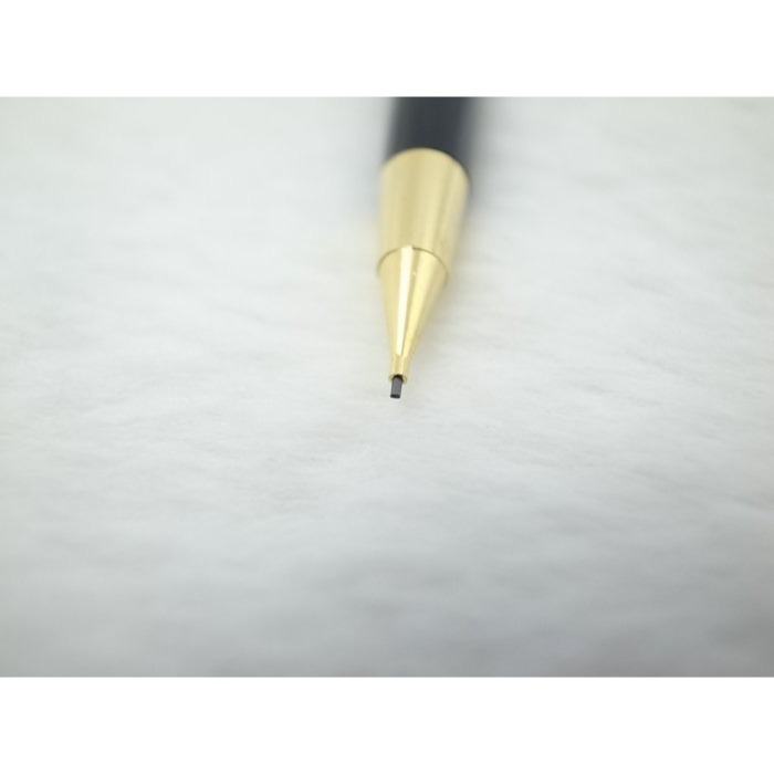 A852 百樂 日本製 黑桿長桿自動鉛筆 金色筆夾0.5mm(9.5成新)(天頂按壓式)-細節圖2