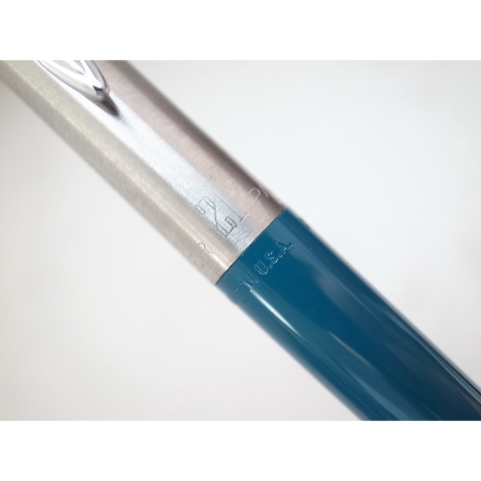 A870 派克 美國製 21型鋼蓋天藍桿自動鉛筆0.9mm(高質感)(9.5成新)-細節圖2