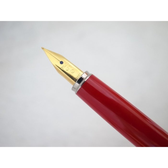 C379 百樂 日本製 L型 紅桿鋼筆 F尖(庫存新品但8.5成新品相)-細節圖3