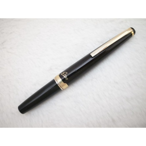 C397 1970s 百樂 日本製 elite短鋼筆 18k 細字尖(粗桿)(7成新有退漆)