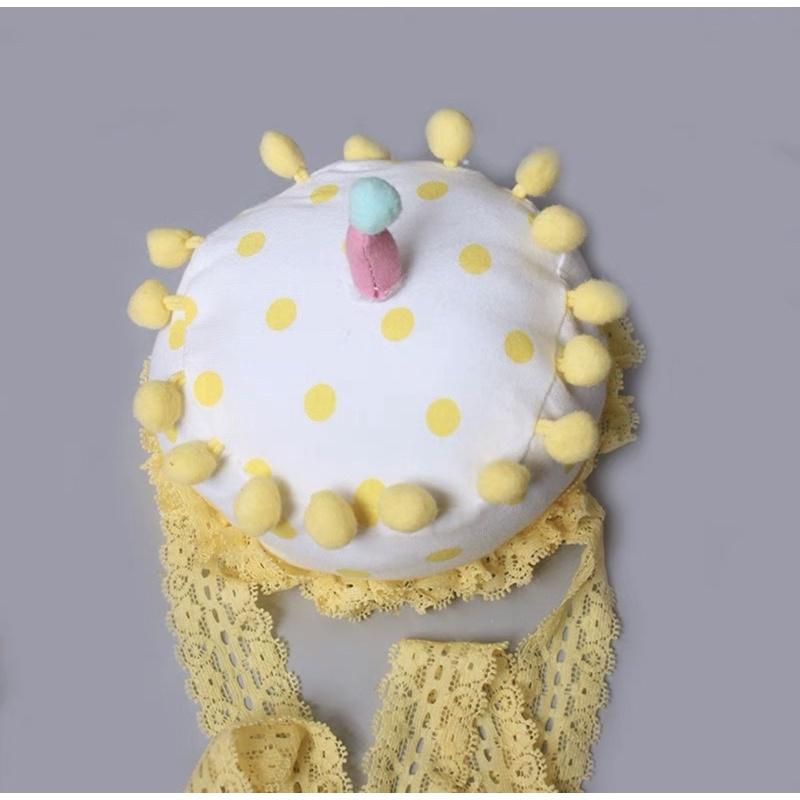 《台灣快速出貨》生日蛋糕髮帶-細節圖4