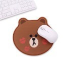 GARMMA Kitty LINE BT21蠟筆小新 造型滑鼠墊 大頭款滑鼠墊 布面止滑墊 桌墊 電腦滑鼠墊 正版授權-規格圖11