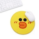 GARMMA Kitty LINE BT21蠟筆小新 造型滑鼠墊 大頭款滑鼠墊 布面止滑墊 桌墊 電腦滑鼠墊 正版授權-規格圖11