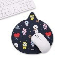 GARMMA Kitty LINE BT21蠟筆小新 造型滑鼠墊 大頭款滑鼠墊 布面止滑墊 桌墊 電腦滑鼠墊 正版授權-規格圖11