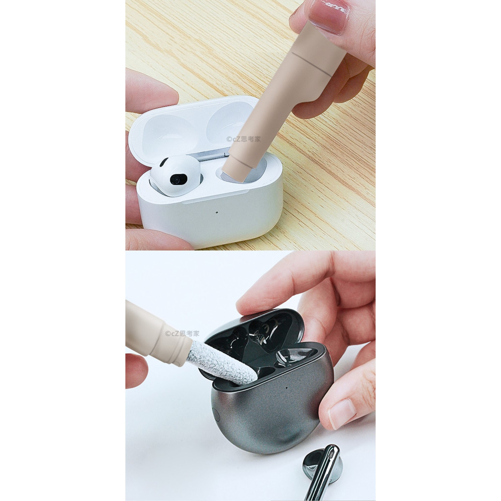 GUXON 多功能清潔筆 清潔組 AirPods 清潔 藍芽耳機清潔 手機清潔 鏡頭清潔 相機清潔 筆電清潔 鍵盤清潔-細節圖7