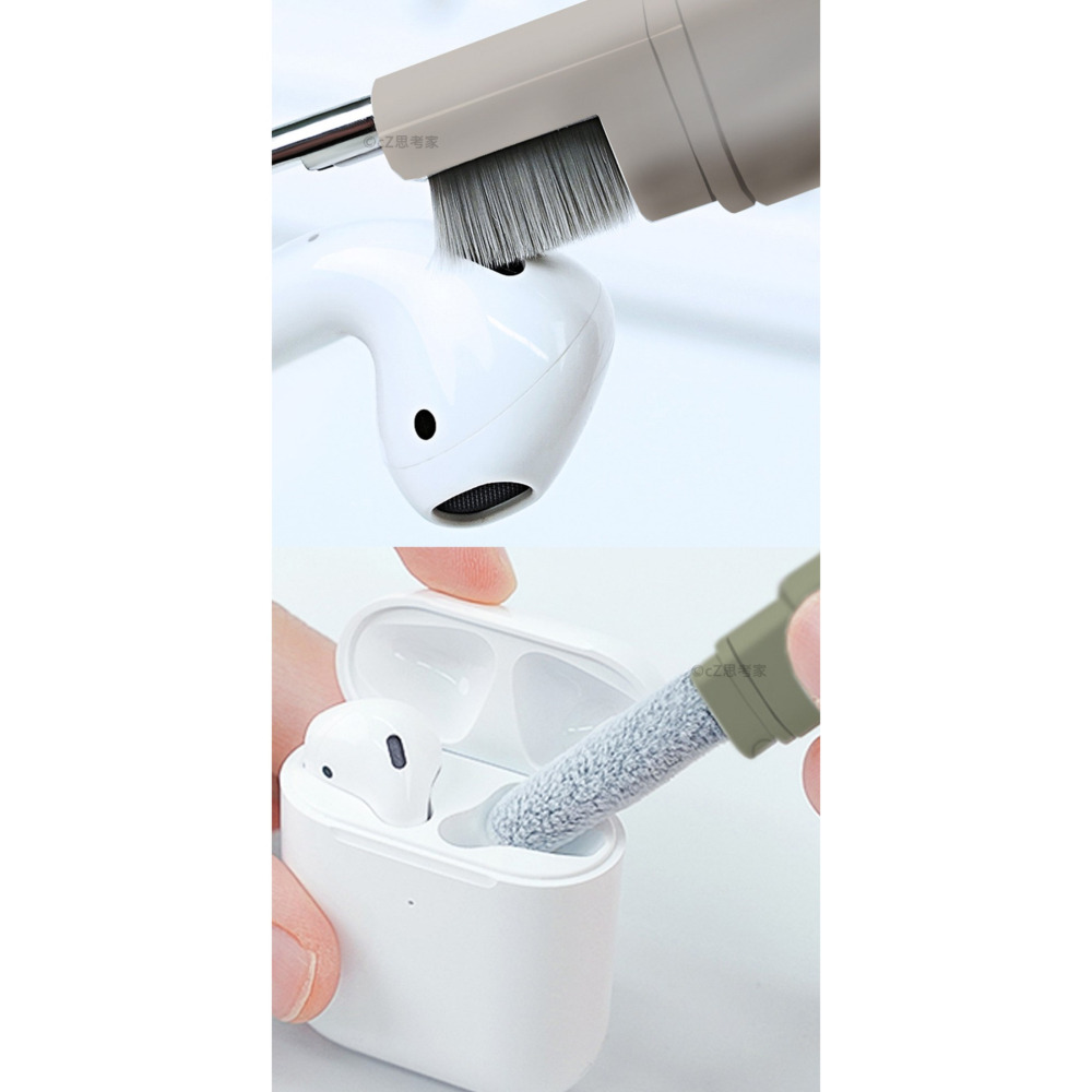 GUXON 多功能清潔筆 清潔組 AirPods 清潔 藍芽耳機清潔 手機清潔 鏡頭清潔 相機清潔 筆電清潔 鍵盤清潔-細節圖8