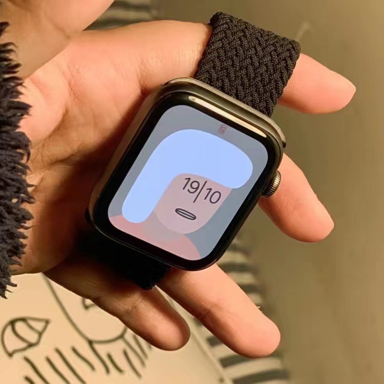 Apple Watch 編織彈力錶帶 S8 7 6 5 4 3 2 1 SE Ultra 錶帶 蘋果錶帶 替換錶帶 編織-細節圖10