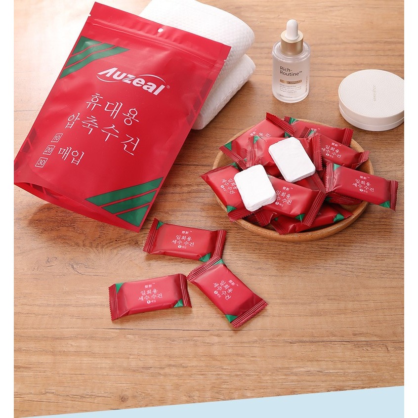 一次性壓縮巾 1入 壓縮毛巾浴巾 一次性毛巾洗臉巾 飯店浴巾 拋棄式毛巾 洗臉毛巾 擦身旅遊毛巾 獨立包裝-細節圖9