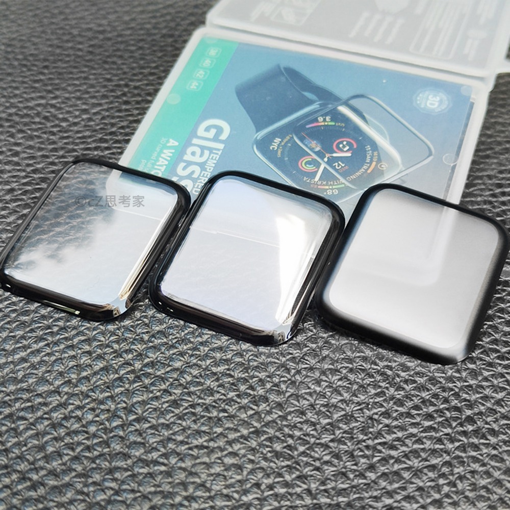 Apple Watch 滿版全膠玻璃貼 熱彎曲軟膜貼 Ultra 8 7 6 5 4 3 2 1 SE 抗刮-細節圖10