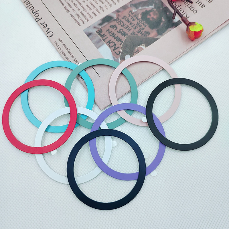 MagSafe 磁吸貼片 1入 支架擴充片 擴充貼片 磁吸鐵片 磁環引磁片 磁吸片 手機支架磁吸片 磁吸環 烤漆/軟膠款-細節圖6