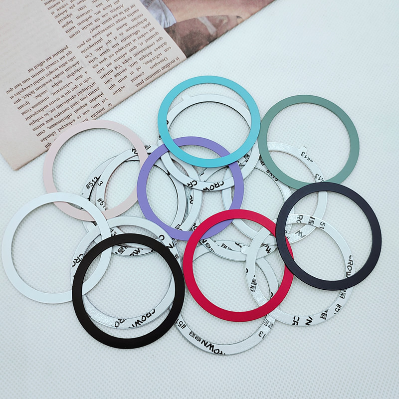 MagSafe 磁吸貼片 1入 支架擴充片 擴充貼片 磁吸鐵片 磁環引磁片 磁吸片 手機支架磁吸片 磁吸環 烤漆/軟膠款-細節圖7