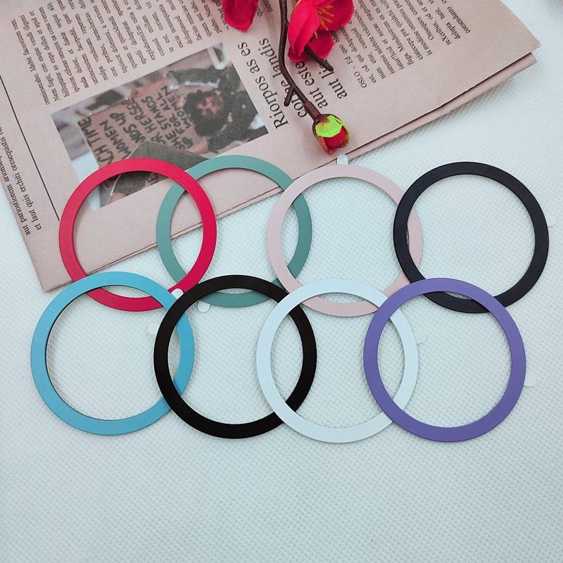 MagSafe 磁吸貼片 1入 支架擴充片 擴充貼片 磁吸鐵片 磁環引磁片 磁吸片 手機支架磁吸片 磁吸環 烤漆/軟膠款-細節圖11