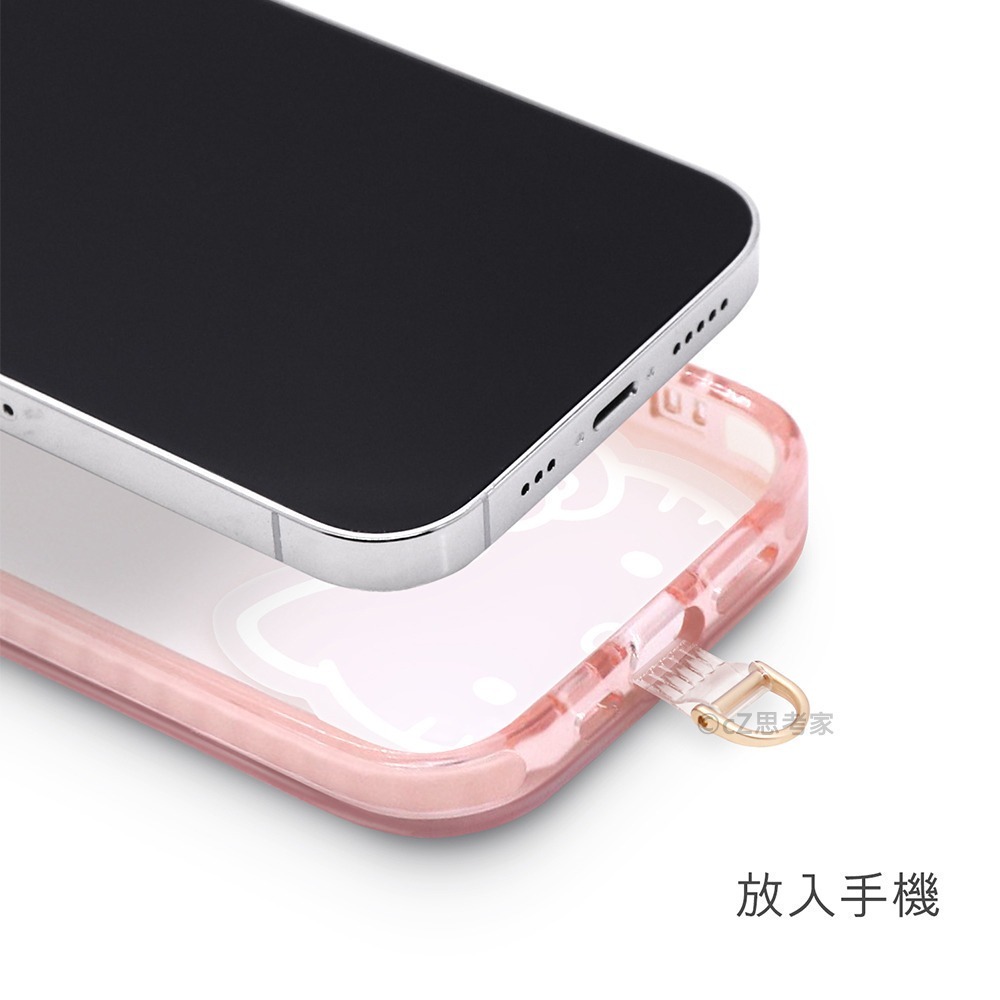 GARMMA 三麗鷗家族 LINE 公仔手機防丟掛繩 短掛繩 公仔吊飾防丟手繩 手機防丟掛環 造型掛繩夾片-細節圖8