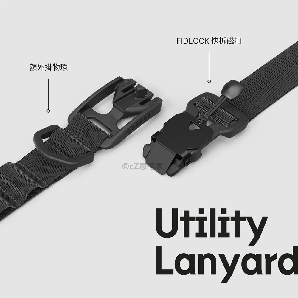 犀牛盾 機能快扣背帶掛繩 1入 長掛繩 頸掛繩 手機掛繩 手機繩 尼龍環保材質 掛繩 相機背帶 可調節背繩-細節圖6