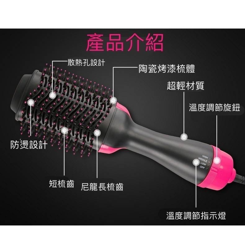 負離子三合一吹風書 鋁頭 三色可選-細節圖2