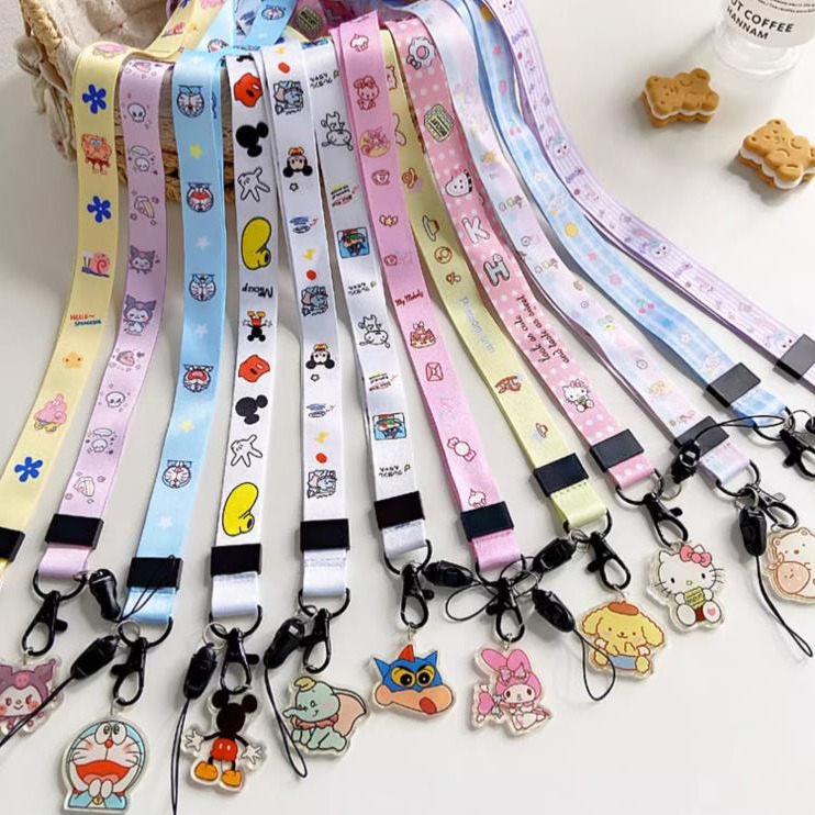 手機吊繩 手機掛繩 卡通米奇米妮 識別證 鑰匙圈 掛繩 吊墜 iPhone OPPO 小米 三星 華為手機通用-細節圖4