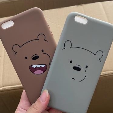 現貨 iphone 6s plus 手機殼 情侶小恐龍貓和老鼠大臉熊液態軟殼iphone 6s plus 手機殼 可愛-細節圖4