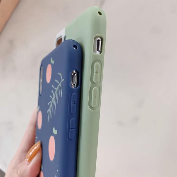 現貨韓風橘子磨砂軟殼 iphone xr 手機殼 iphone 7/8 plus 6/6s xsmax xr手機殼軟殼-細節圖4