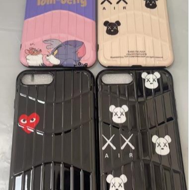 現貨卡通史努比暴力熊多圖案iphone 7 plus 手機殼 iphone 8 plus 手機殼 iphone7手機殼-細節圖2