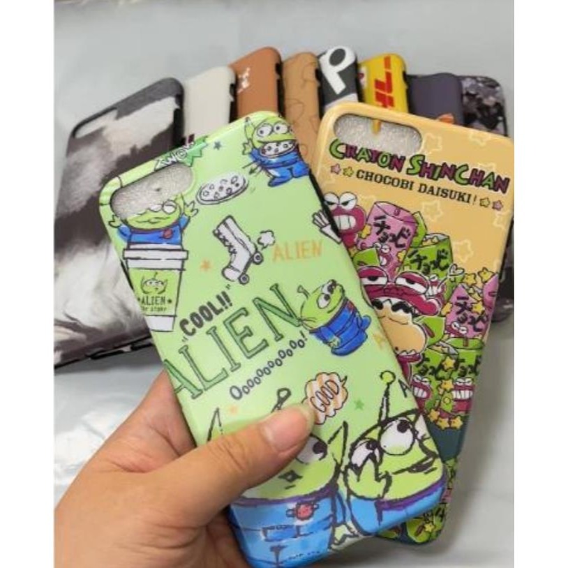 台灣現貨IMD多圖案卡通小新三眼怪 iphone 7 plus 手機殼 iphone 8 plus 手機殼-細節圖3