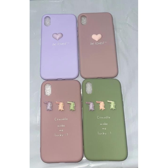 台灣現貨 立體愛心鱷魚軟殼 iphone xs max iphone 11 pro xr 6s 7 8 plus手機殼-細節圖2