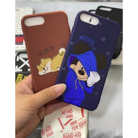 台灣現貨iphone 8 plus 手機殼 多圖案柴犬米奇SUP軟殼 iphone 7 plus 手機殼-細節圖4