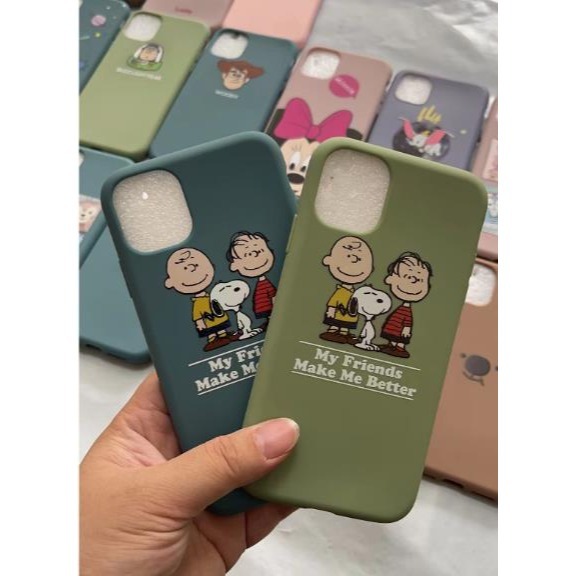 iphone 11 手機殼韓國 多圖案史努比家族星球達菲熊 台灣現貨 i11 手機殼 掛繩 保護殼-細節圖3