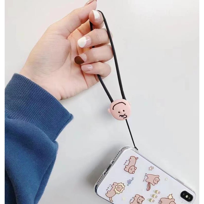 台灣現貨查理史努比恐龍 短掛繩 矽膠防摔 掛繩 腕帶掛繩 卡通 手機掛繩 蘋果 XR oppo 三星 INS 趣味 立體-細節圖4