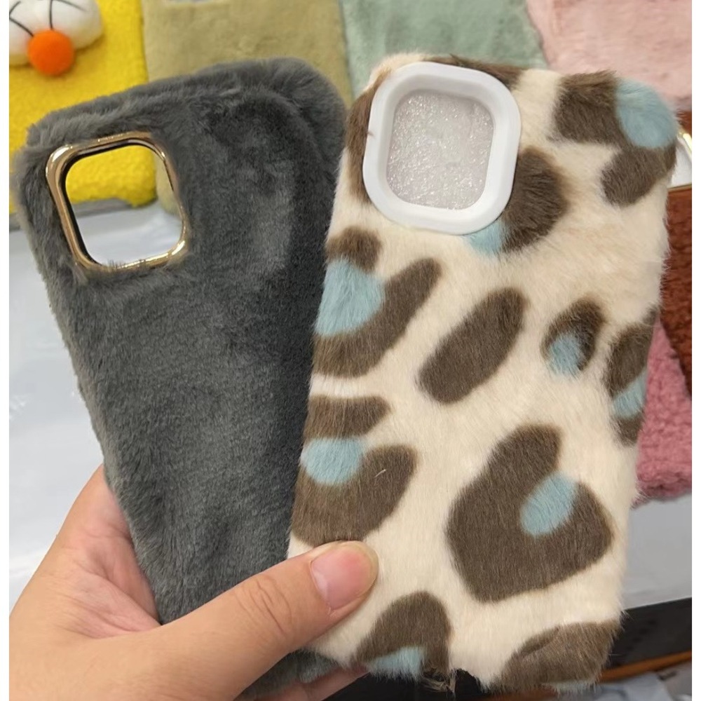 iphone 11 手機殼 現貨13圖芝麻街草莓熊表情毛絨 iphone 11 pro max 7 8 plus手機殼-細節圖7