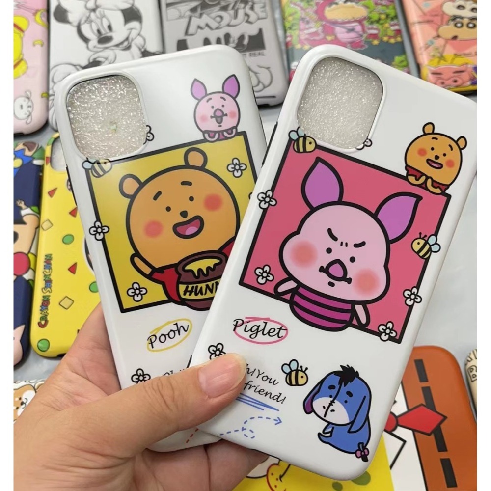 現貨多圖案IMD米奇米妮小新無印良品條碼 iphone 11 手機殼 i11 手機殼 i11 手機殼 可掛繩 軟殼-細節圖6