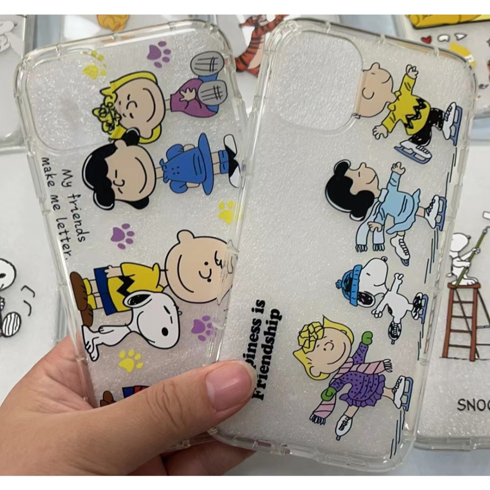 iphone 11 手機殼 台灣現貨空壓殼小熊維尼查理史努比 i11 手機殼 可掛繩 iphone 11手機殼保護殼-細節圖7