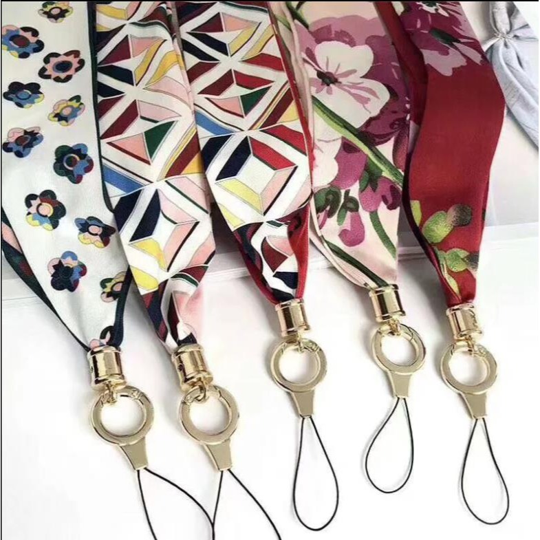 現貨日韓多圖案氣質絲帶 可拆式 手機掛繩 掛脖掛繩 證件掛繩 for 鑰匙 相機 多功能掛繩 手機吊繩 手機掛脖繩-細節圖3