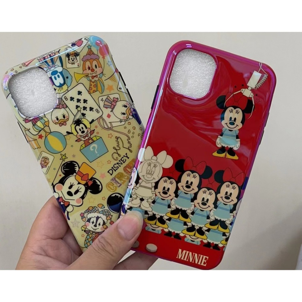 iphone 11 手機殼 現貨迪士尼暴力熊米奇小新+支架 可愛 i11 手機殼卡通iphone 11 pro 手機殼-細節圖6