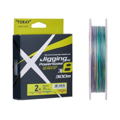 【超群釣具】 TORAY Jigging Power Game X8 300m 五色 PE線 PE母線 五色 PE