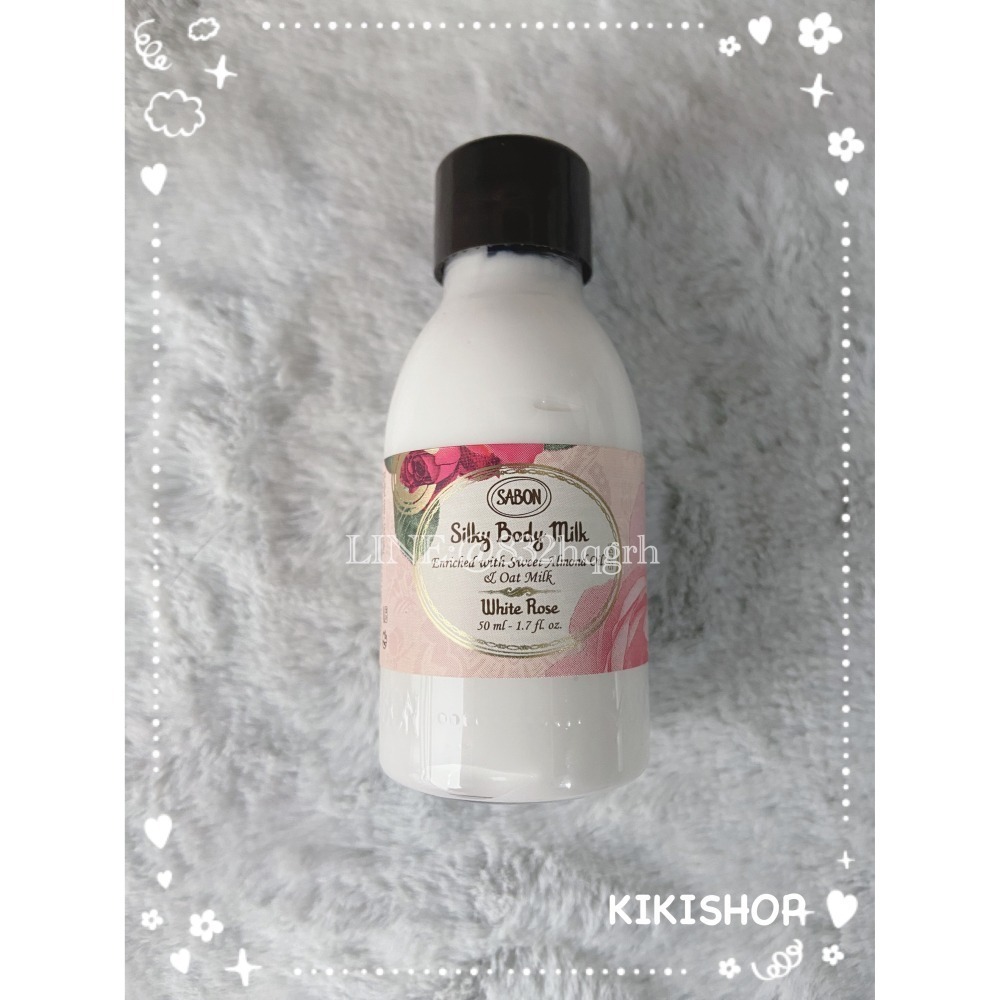 最後數量 出清特惠【SABON】sabon 限量 白玫瑰絲綢身體乳液200ML-細節圖2
