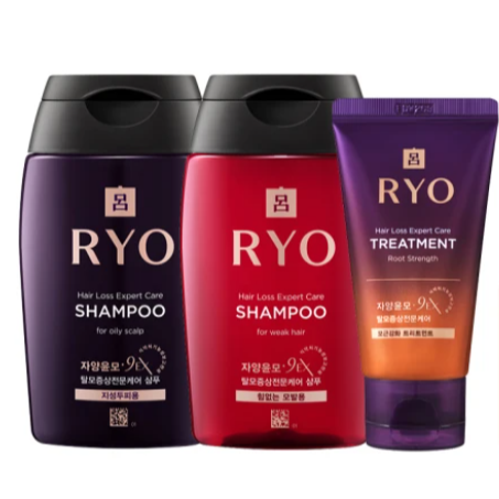呂RYO 滋養韌髮瞬護髮膜清爽型 滋養韌髮洗髮精 油性適用