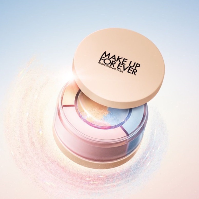 出清特惠【MAKE UP FOR EVER】MUFE 粉無痕極光幻彩蜜粉8g #轉轉蜜粉-細節圖2