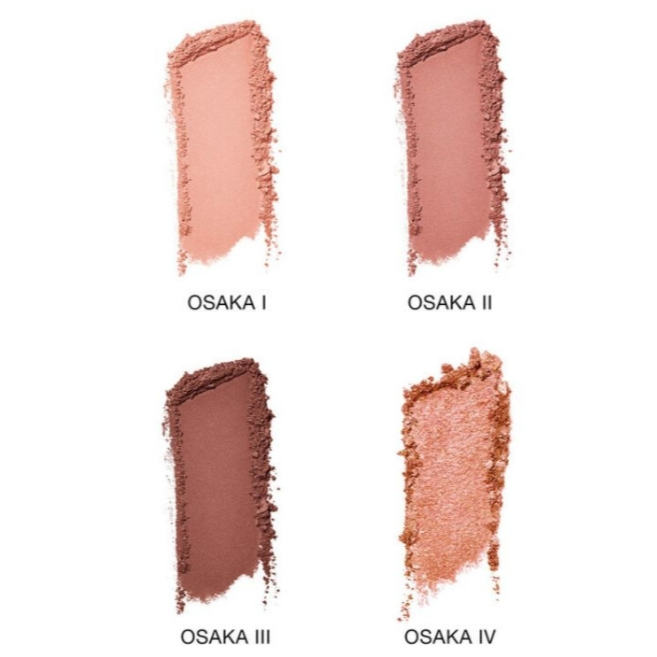 ✿NARS✿ nars 4色眼彩盤 享愛心意限量版 OSAKA 裸棕蜜桃色調 限量眼影-細節圖3