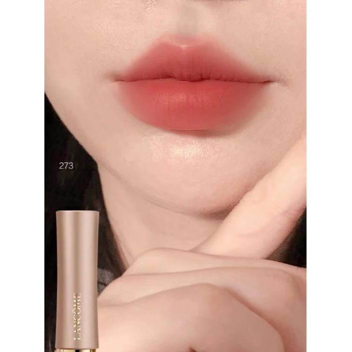 ✿LANCOME 蘭蔻✿ 絕對完美柔霧唇膏 粉紅小蠻腰 粉金管 全新3.4g正貨 霧面唇膏-細節圖4
