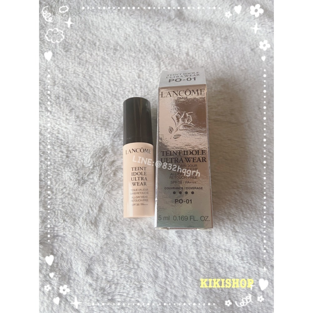 ✿LANCOME 蘭蔻✿ 零粉感超持久粉底 5ml 小樣  旅行裝 新款/舊款 粉底液 霧面 光澤-細節圖2