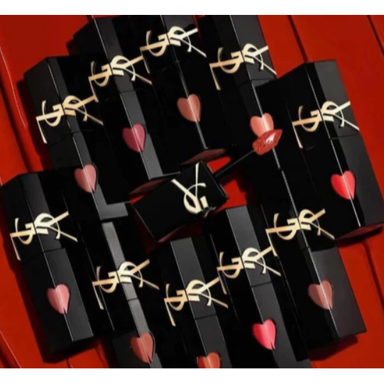 ✿ YSL ✿ ysl  現貨 全新 💖奢華印記鎖心光唇釉 5.5ML 愛心唇釉 光澤款-細節圖5