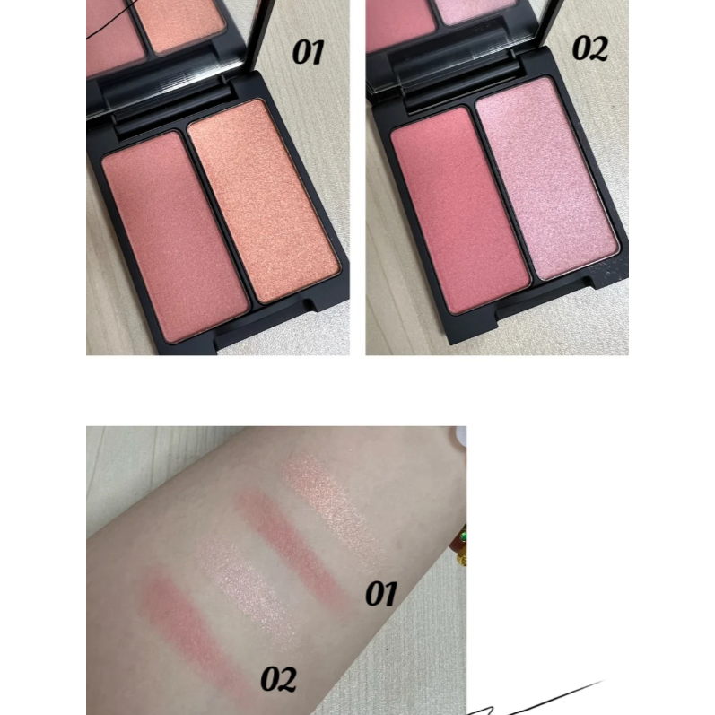 ✿日本RMK ✿ rmk 耀動頰彩盤 2023聖誕彩妝 限定版 限量 腮紅盤 全新7.1g-細節圖4