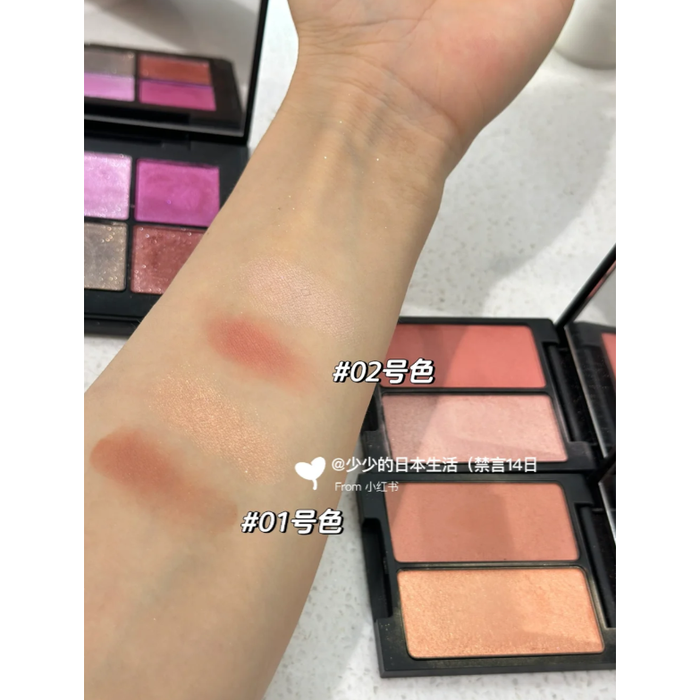 ✿日本RMK ✿ rmk 耀動頰彩盤 2023聖誕彩妝 限定版 限量 腮紅盤 全新7.1g-細節圖5