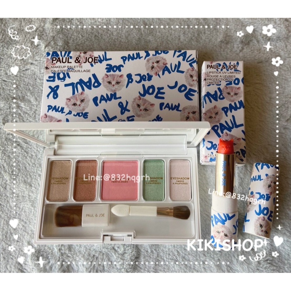 ✿PAUL&JOE✿ paul&joe pj搖滾貓咪限量彩妝盤 眼影 腮紅 彩妝盤 限量 2023夏季限量-細節圖3