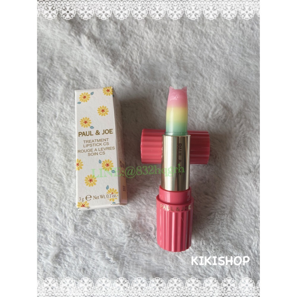 ✿PAUL&JOE✿ paul&joe pj 貓咪香香限量漸層護唇膏 限量 護唇膏 貓咪護唇膏 唇部保養 全新3g-細節圖5
