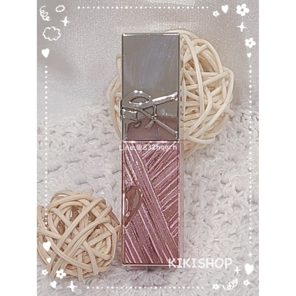 💖YSL💖 ysl 2026七夕情人節限定  奢華印記鎖心光唇釉 粉光緞影版 610 445-細節圖3